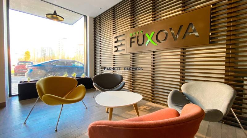 NEW BUILDING BYTY FUXOVA (F1) | DESIGN TWO-ROOM APARTMENT FOR RENT